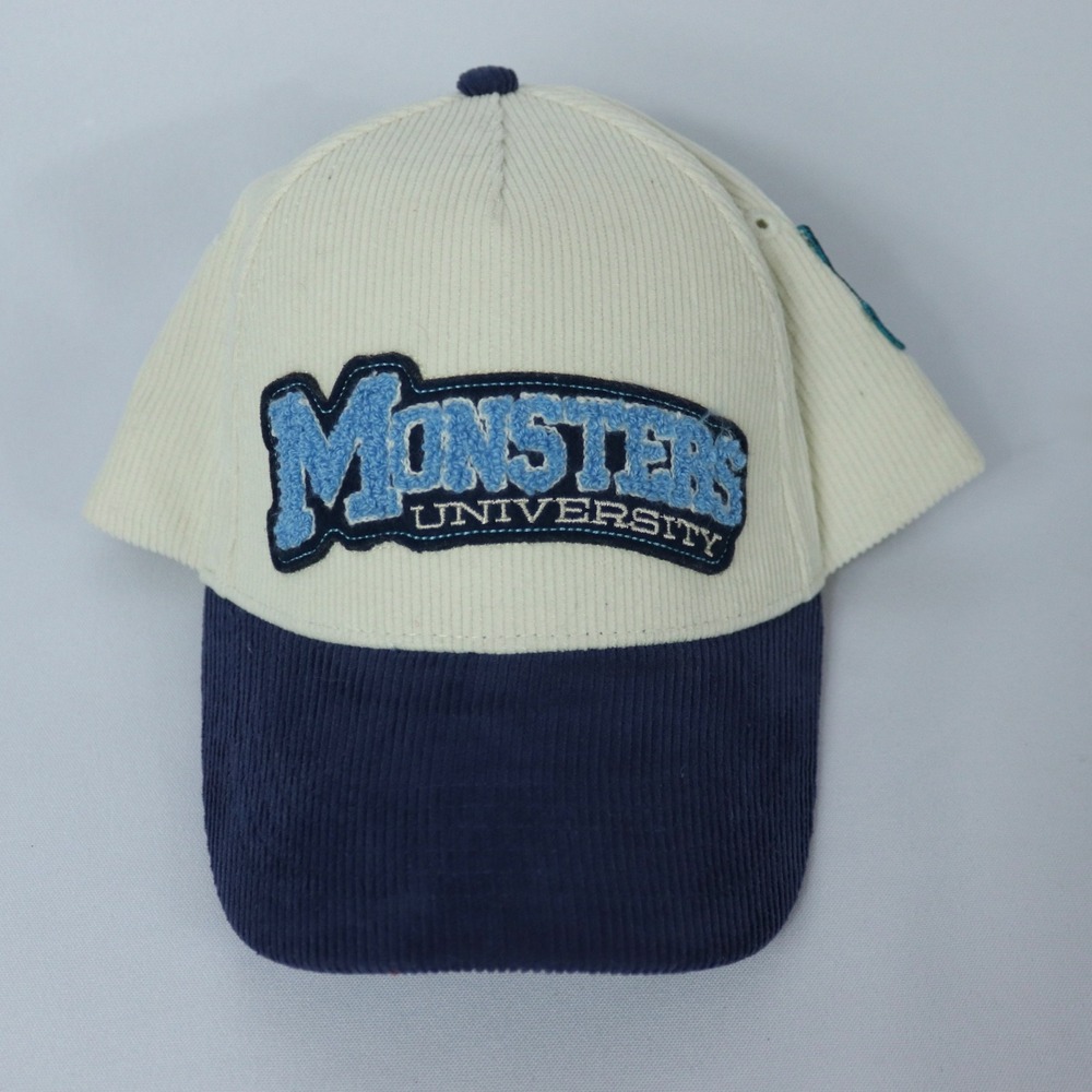 Disney Parks Pixar Monsters University Corduroy Scarers Baseball Cap Hat